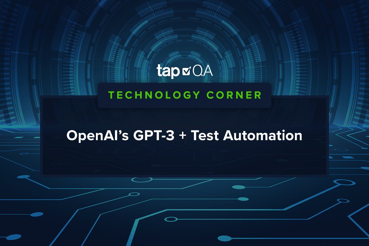 OpenAI GPT-3 Test Automation